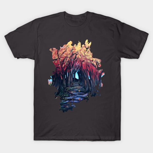 Autumn Day T-Shirt by adamzworld